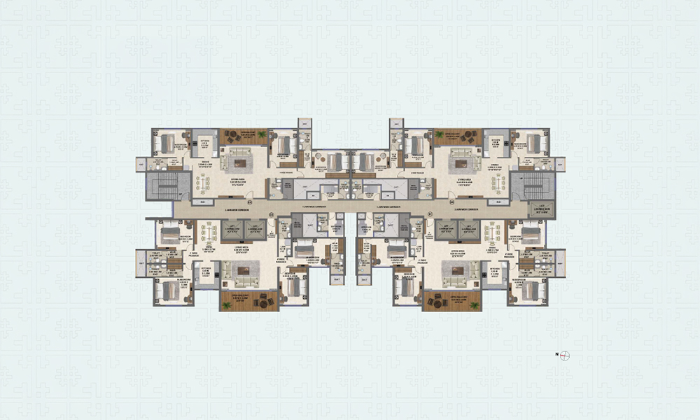 4.5 BHK layout — Shreeji Divine